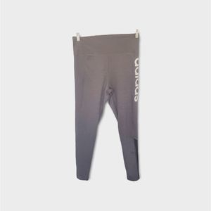 Gray Aeroready Adidas Running Activewear Leggings Women's Large